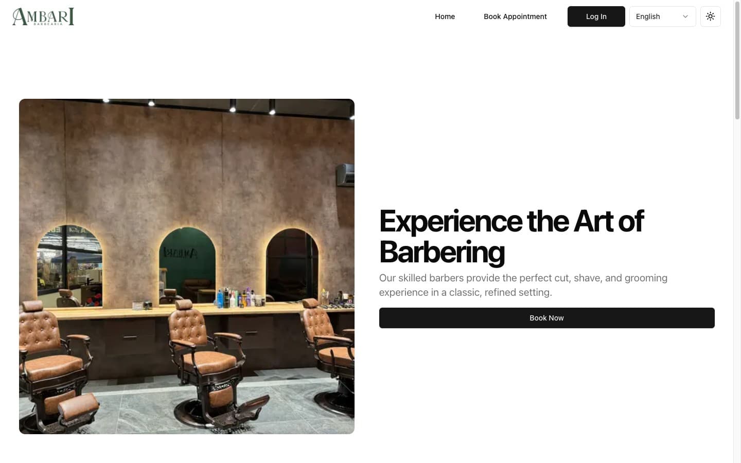 Ambari Barbearia screenshot